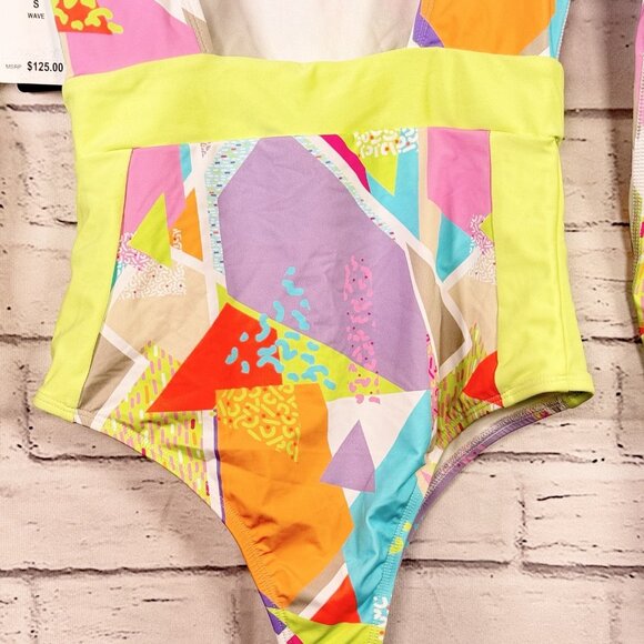 BODY GLOVE Colorbox Wave Size Small Long Sleeve One Piece Rash Guard Swimsuit - Picture 10 of 11